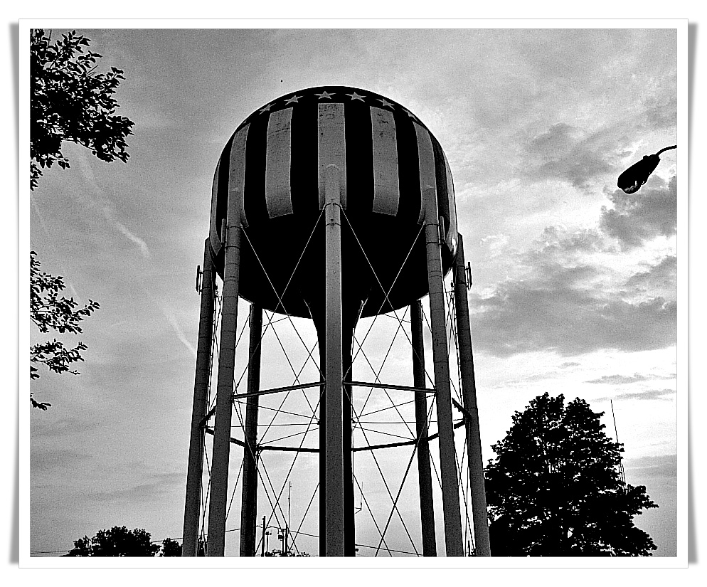 Iconic water tower in Bowling Green Kentucky